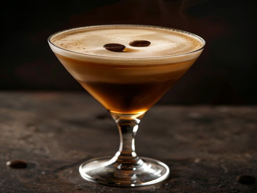 Espresso martini mocktail