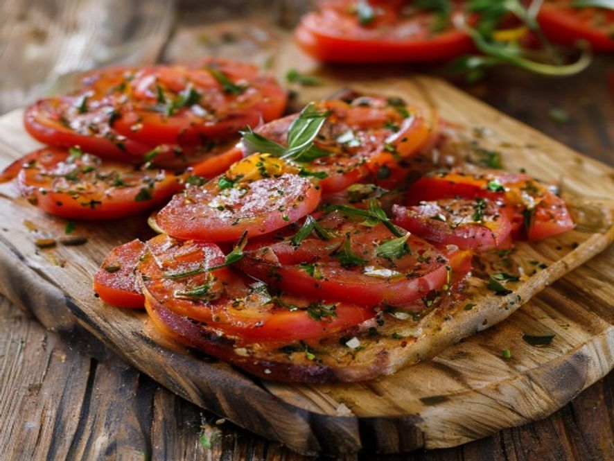 Pan con tomate