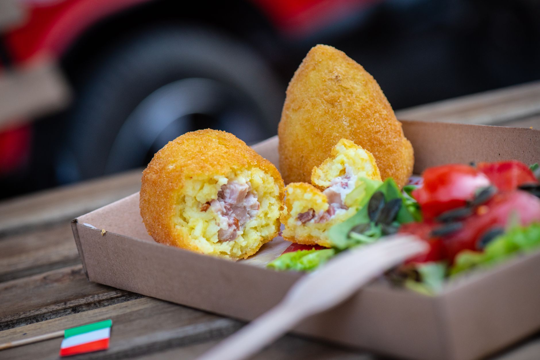 Arancini (Siciliaanse rijstballen)