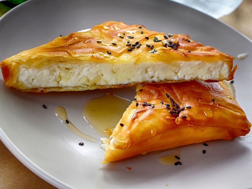 Banitsa - Bulgaars filodeeggebak met feta