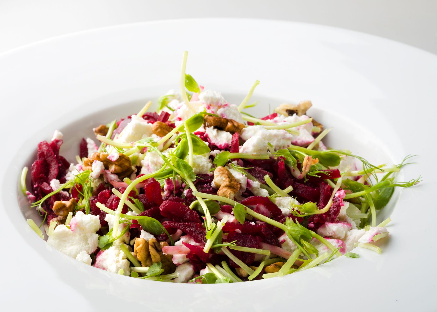 Bietensalade met feta en walnoot