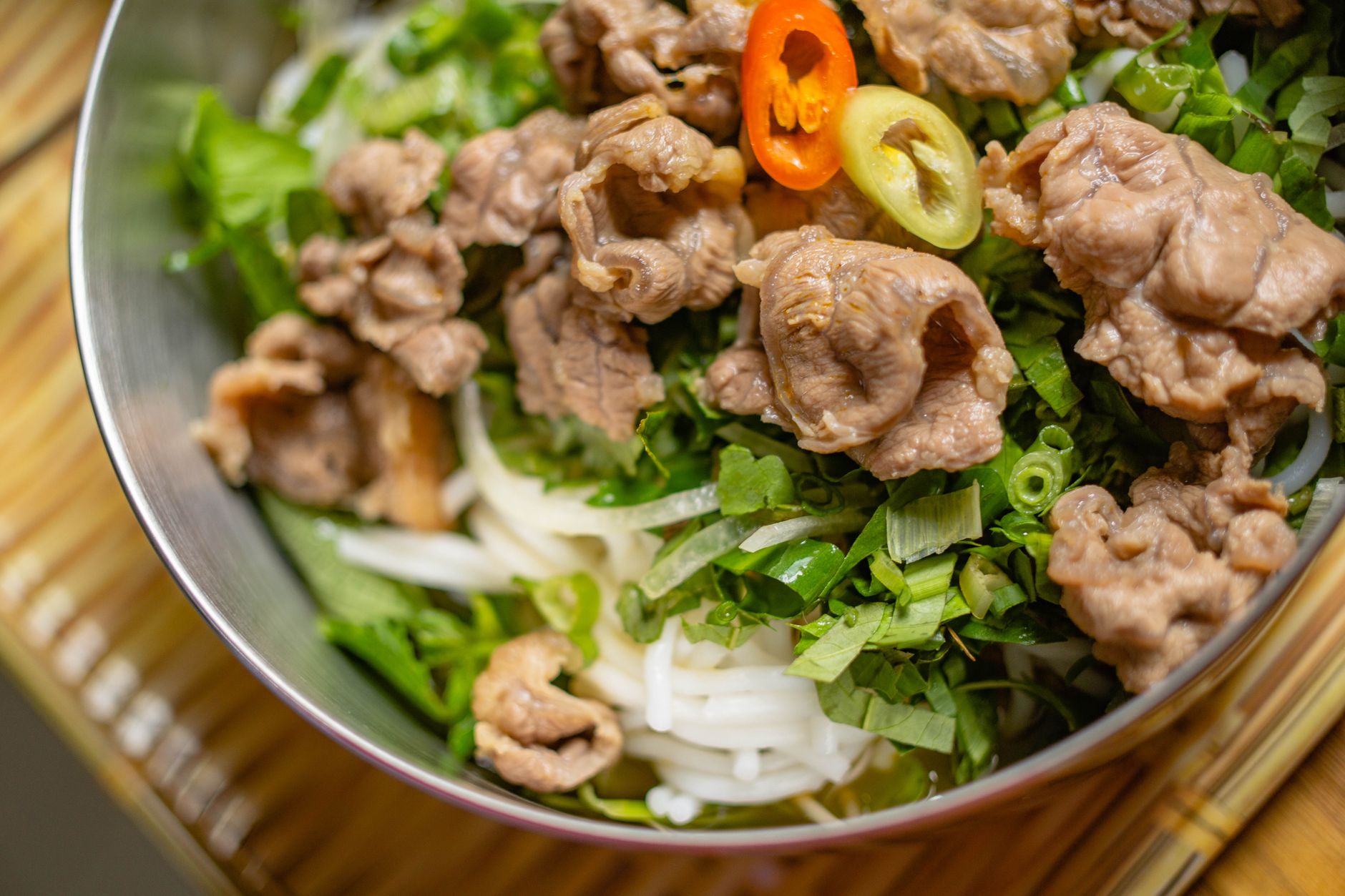 Bo Bun (Vietnamese rundvleessalade met noedels)