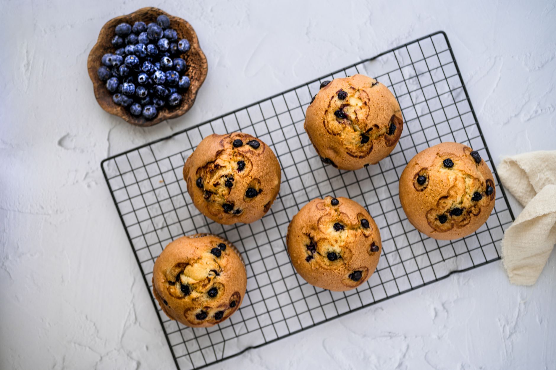 Bosbessenmuffins