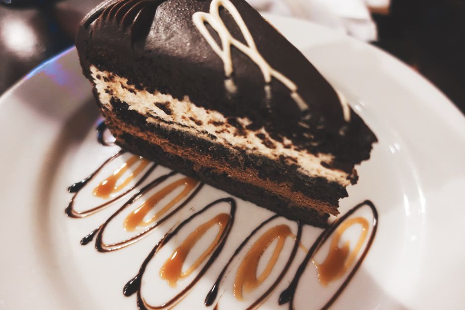 Boston cream pie met chocoladeglazuur