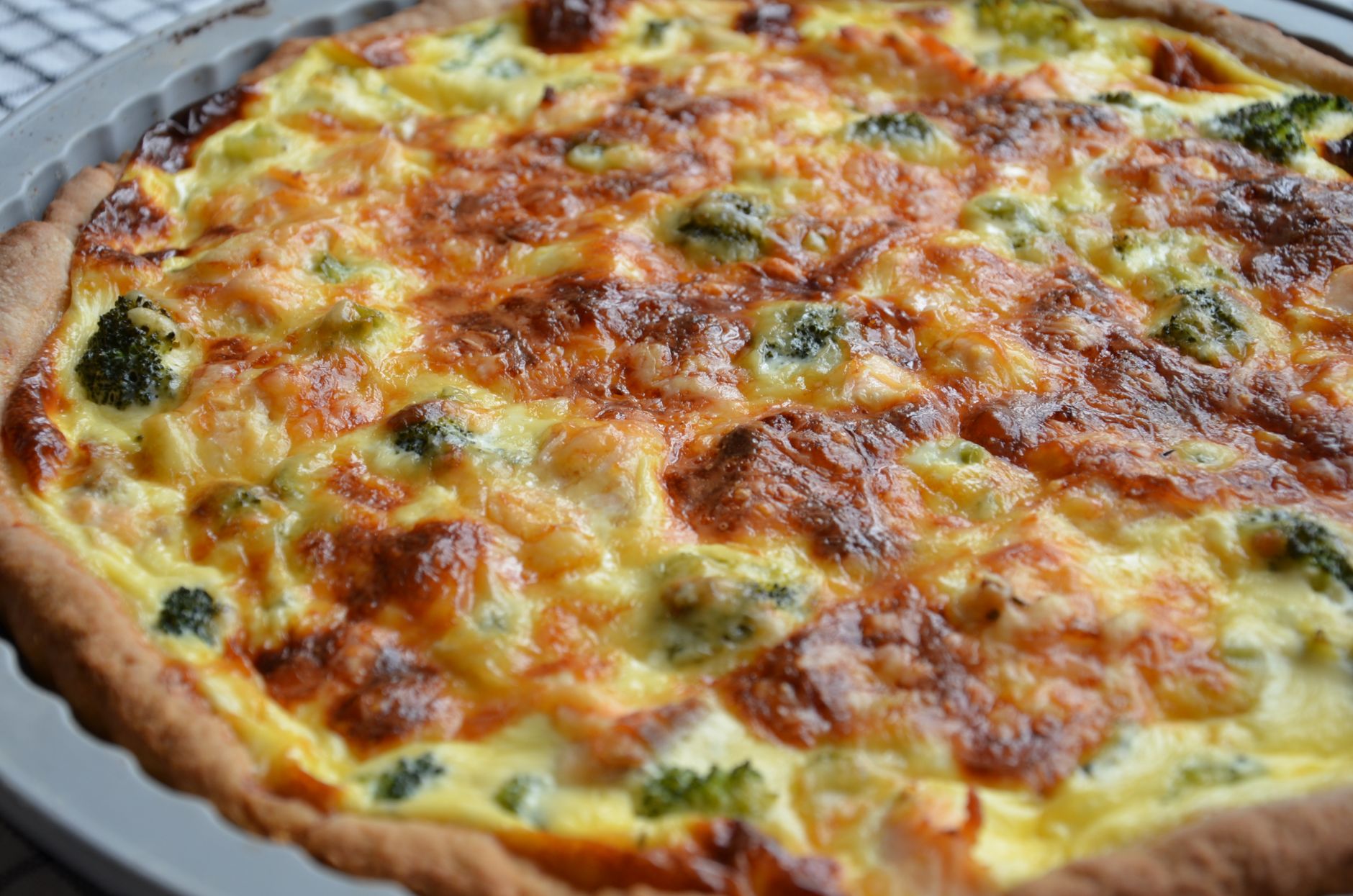Broccoli-hamquiche
