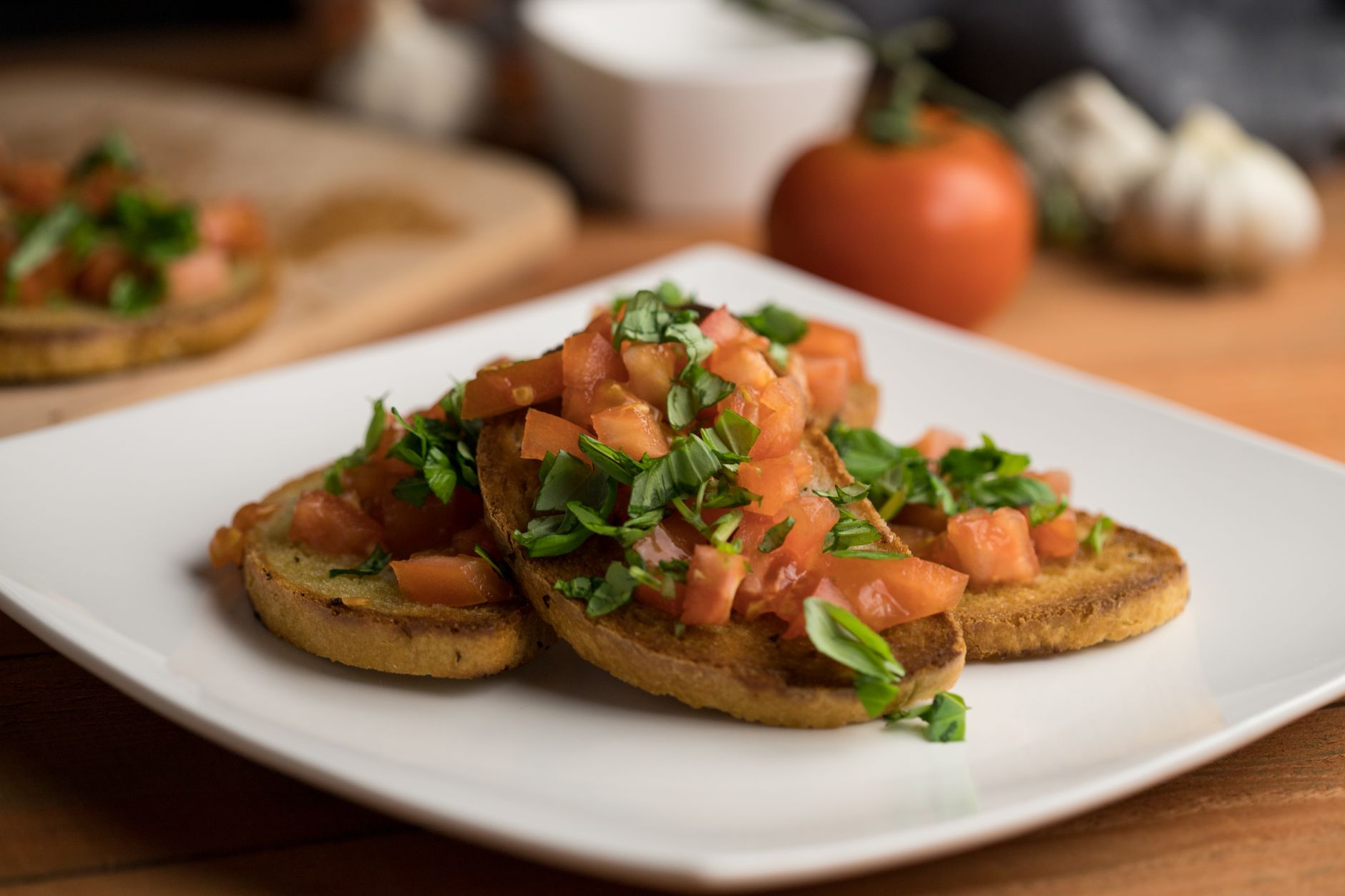 Bruschetta met tomaat