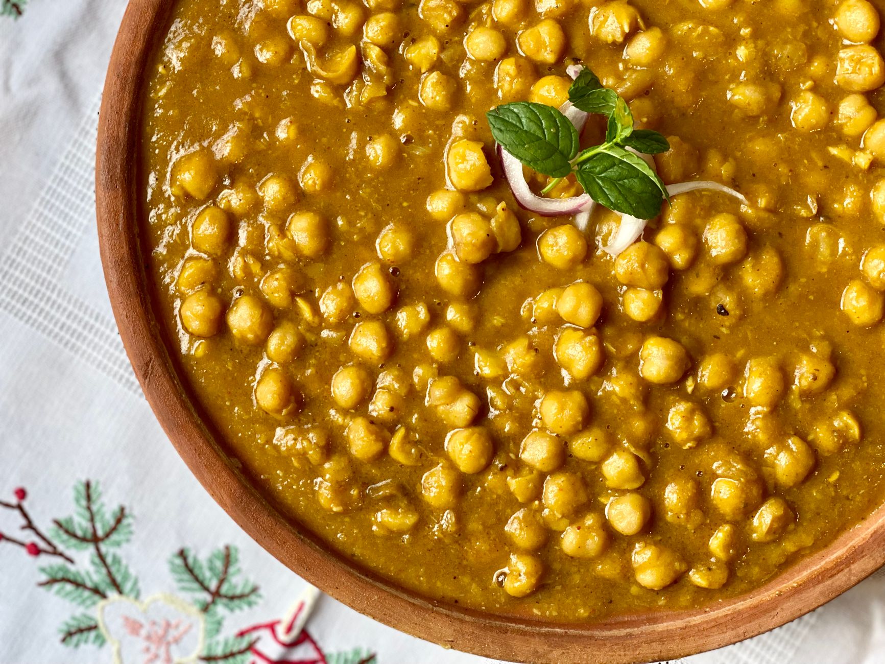 Chana masala (kikkererwtencurry)