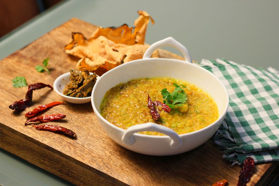 Chicken dhansak (kipcurry met linzen)