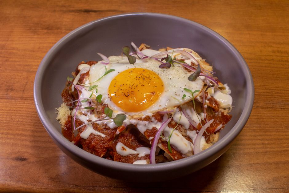 Chilaquiles rojos