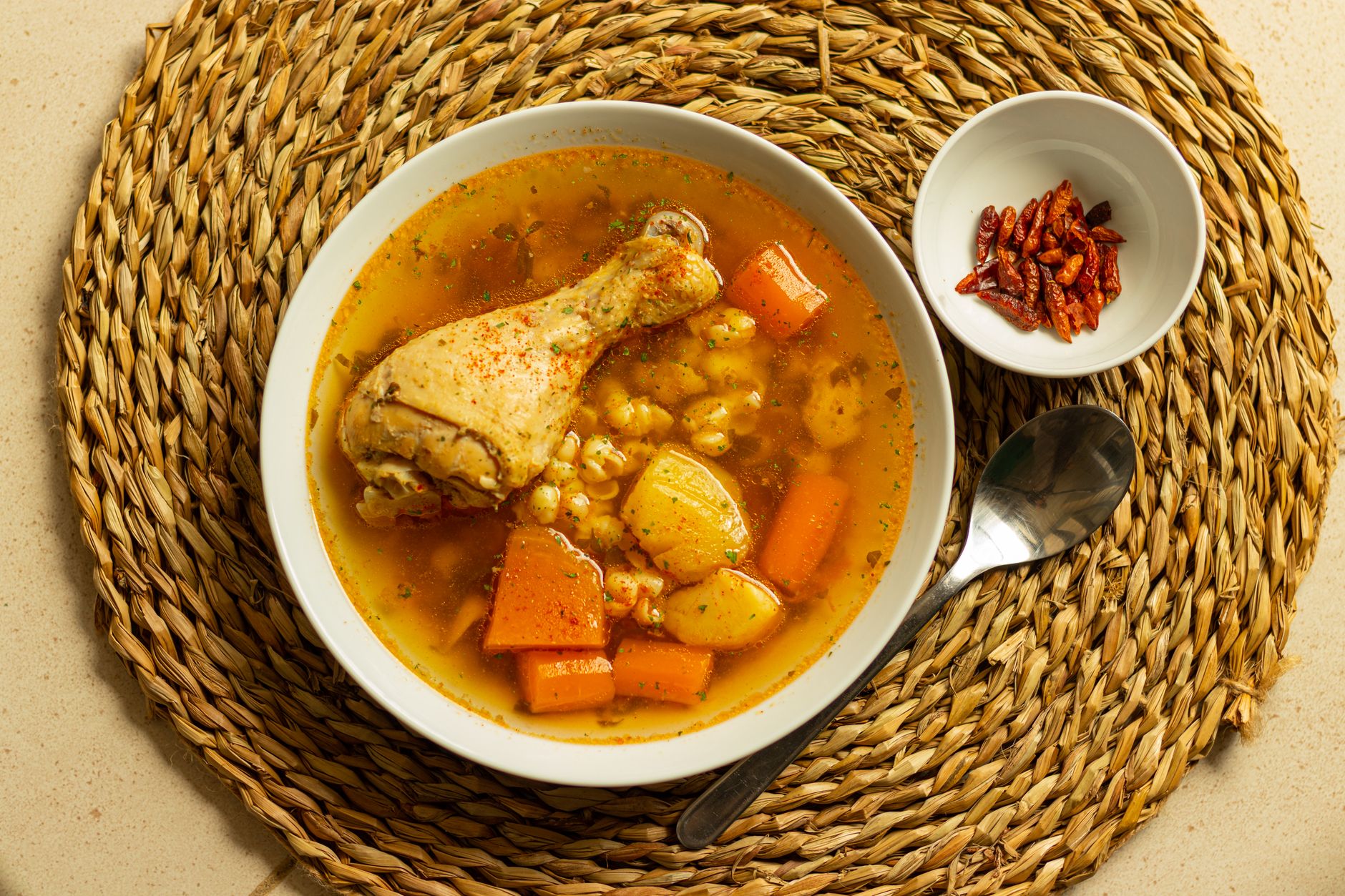 Cocido madrileño (Spaanse kikkererwtenstoof)