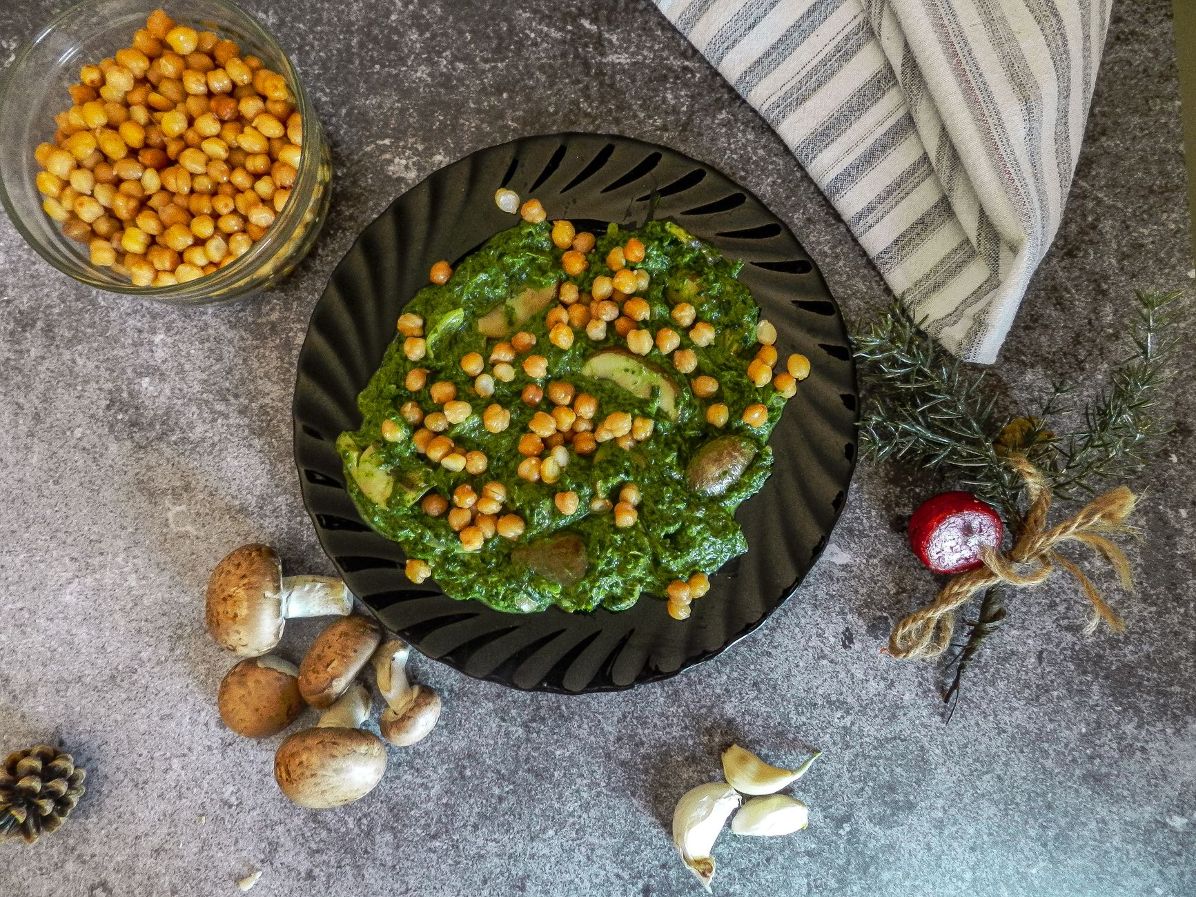 Espinacas con garbanzos