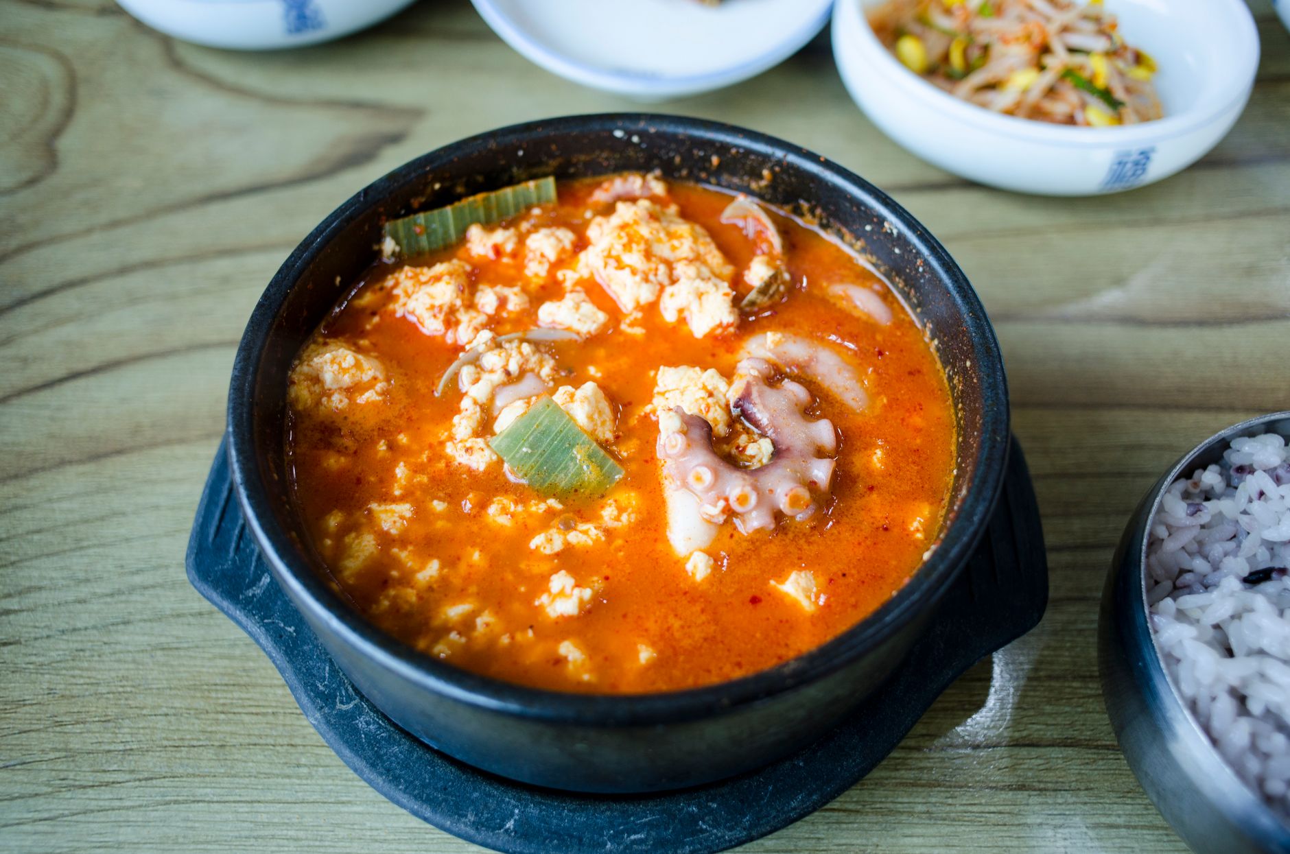 Sundubu jjigae (Koreaanse zachte tofusoep)
