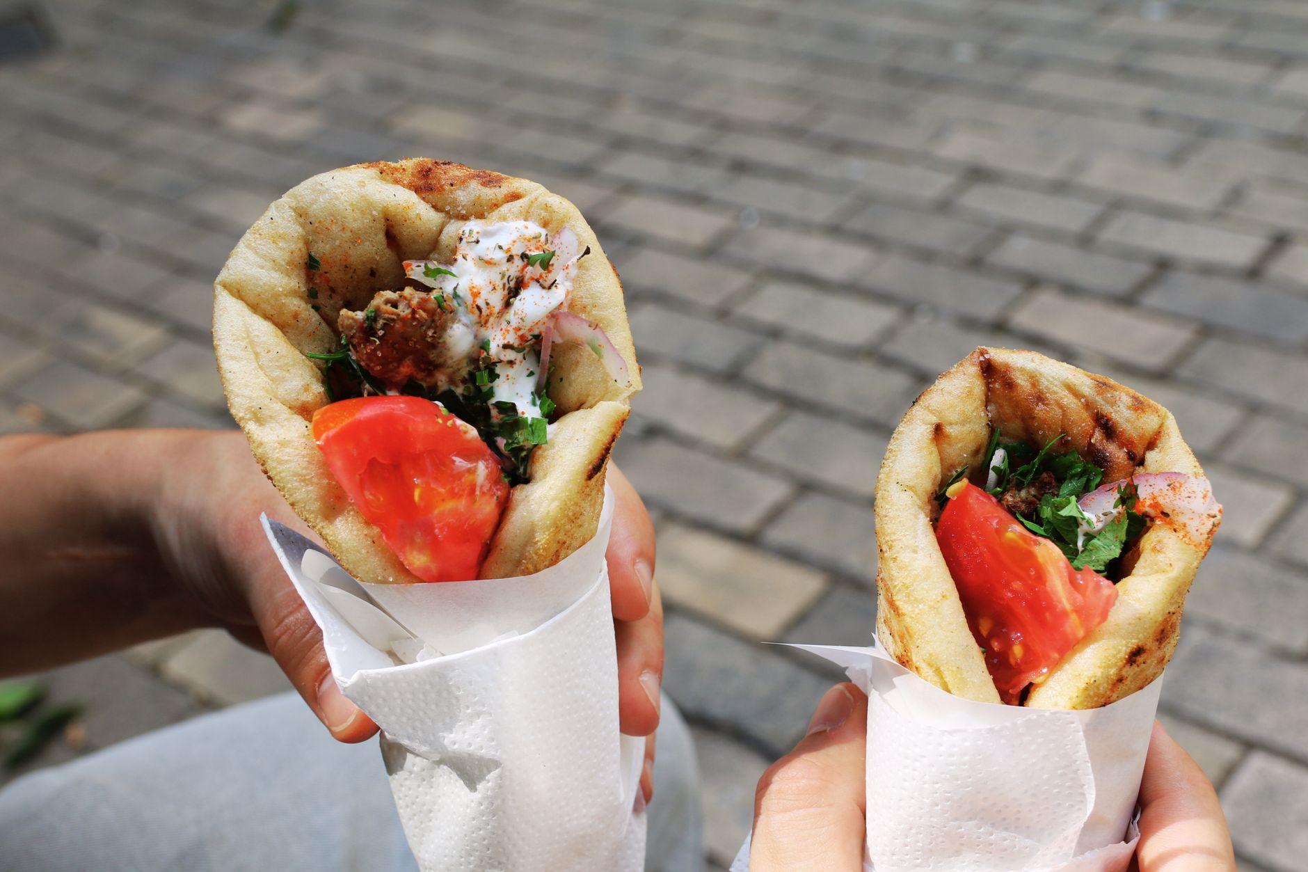 Souvlaki met tzatziki