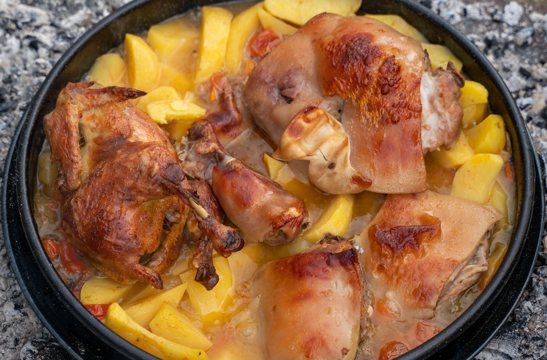 Griekse citroenkip uit de oven (kotopoulo lemonato)