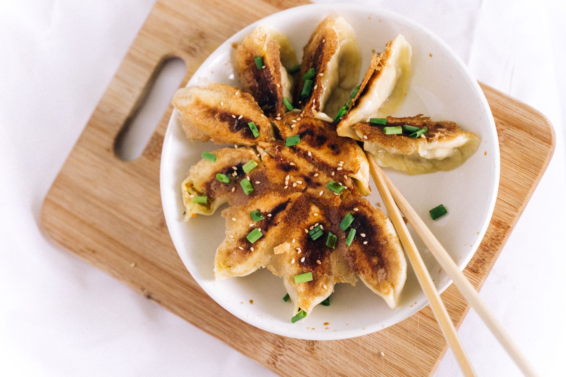 Gyoza met varkensgehakt