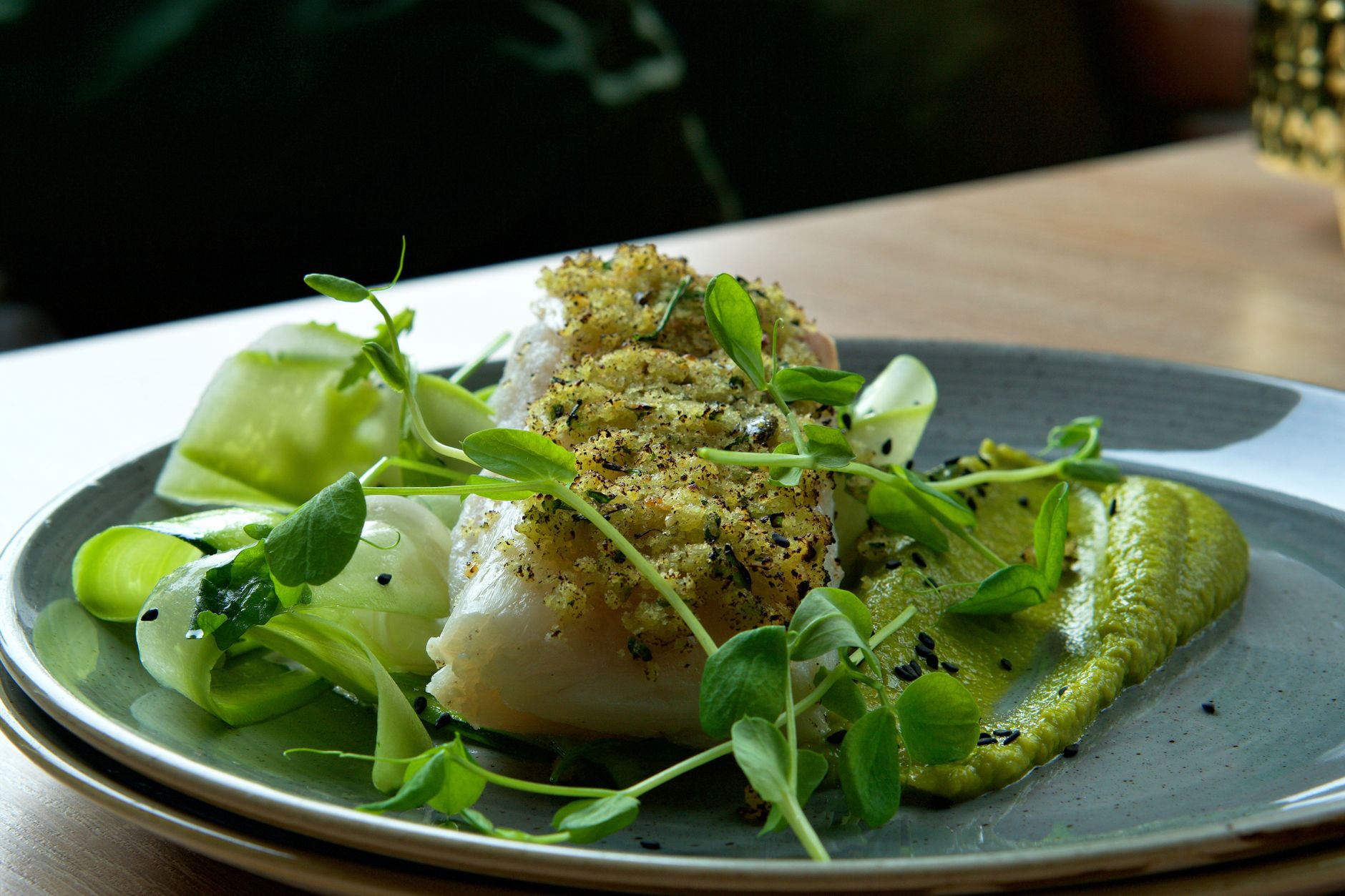 Kabeljauw uit de oven met kruidenkorst