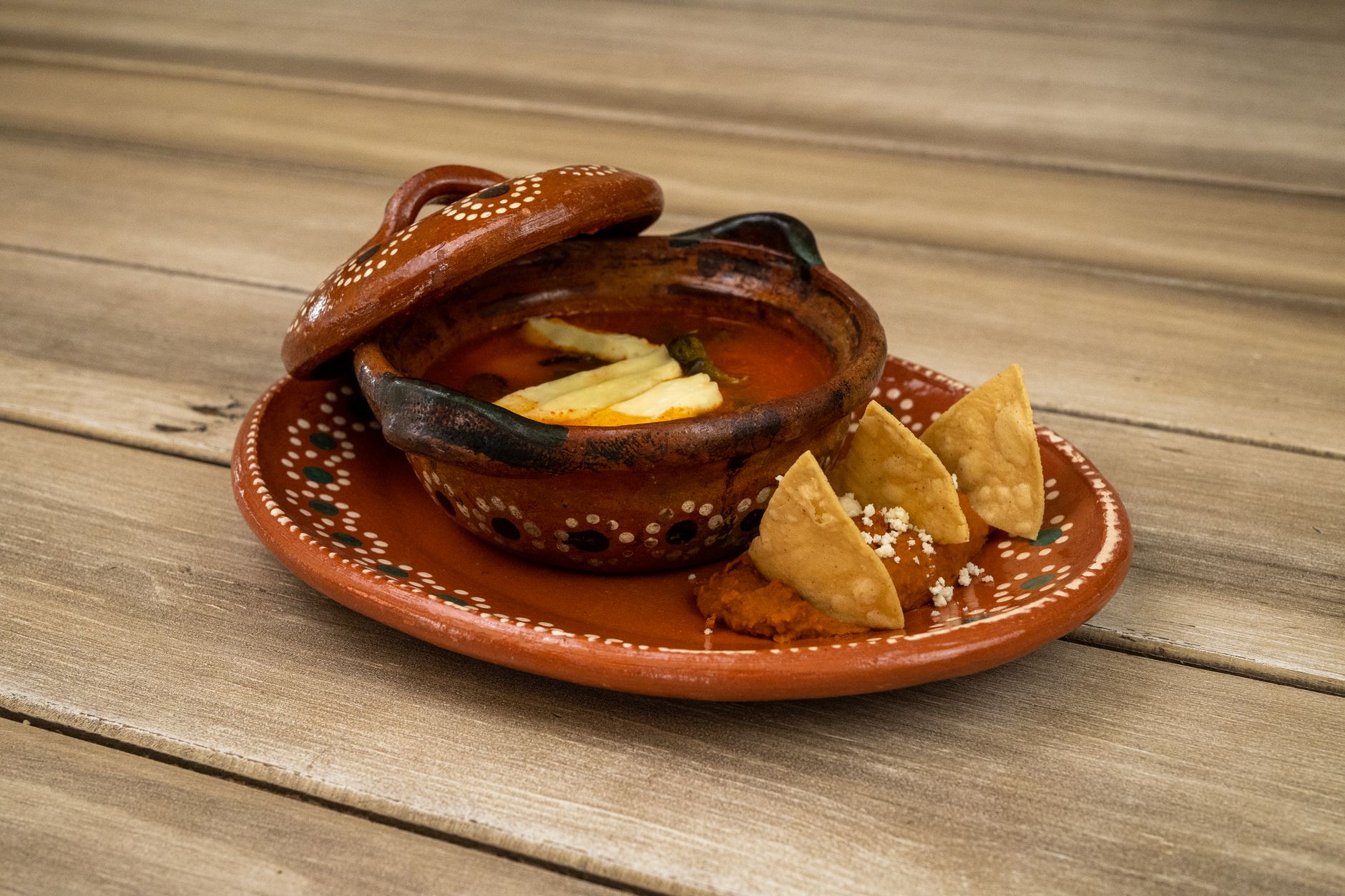 Mexicaanse tortillasoep