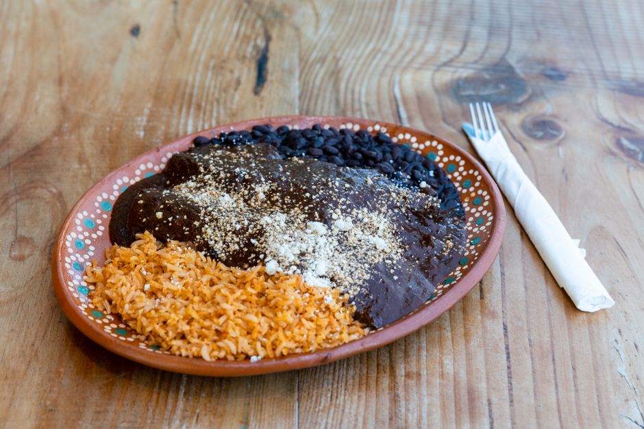 Mole poblano met kip