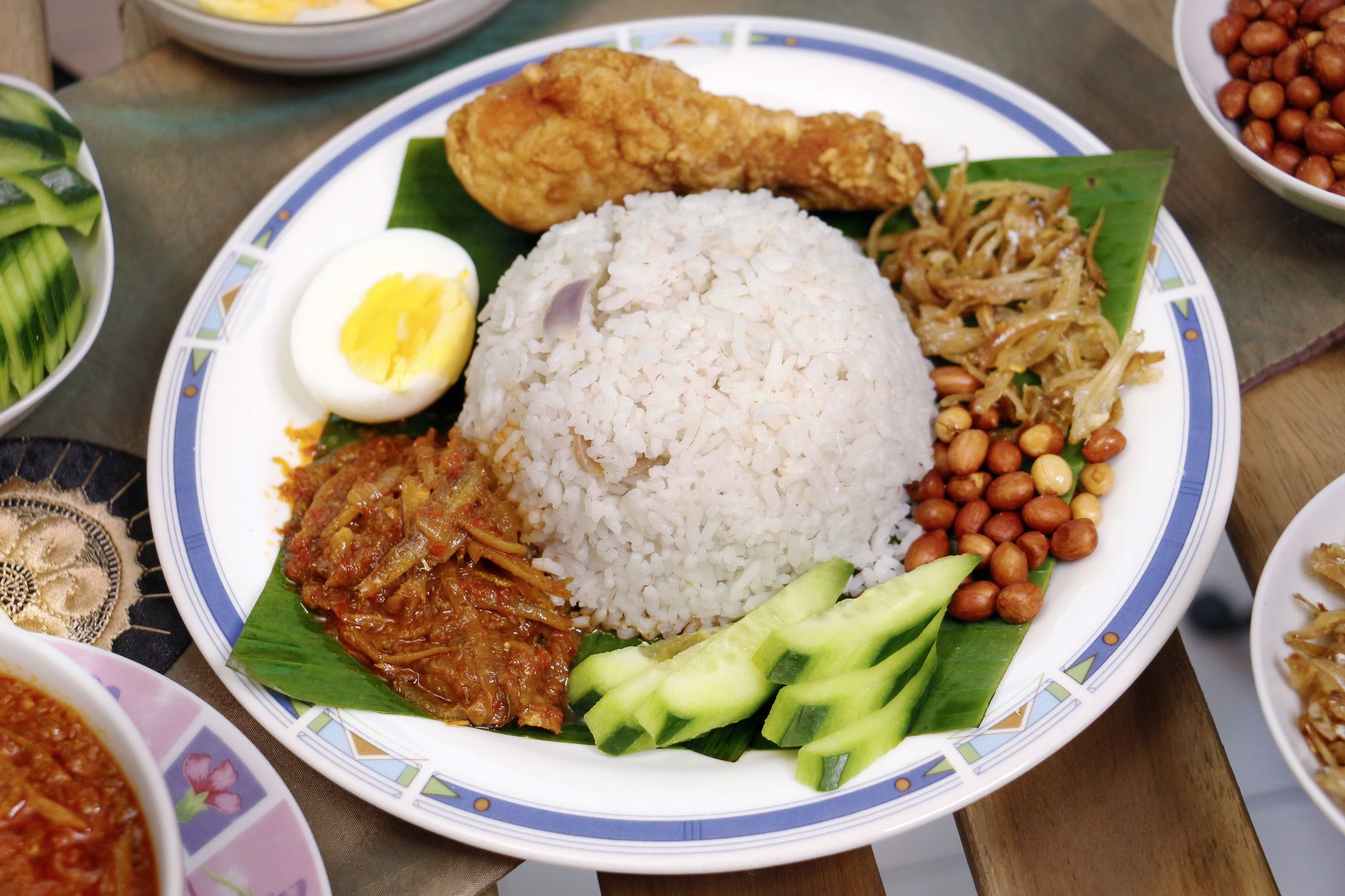 Nasi lemak met sambal