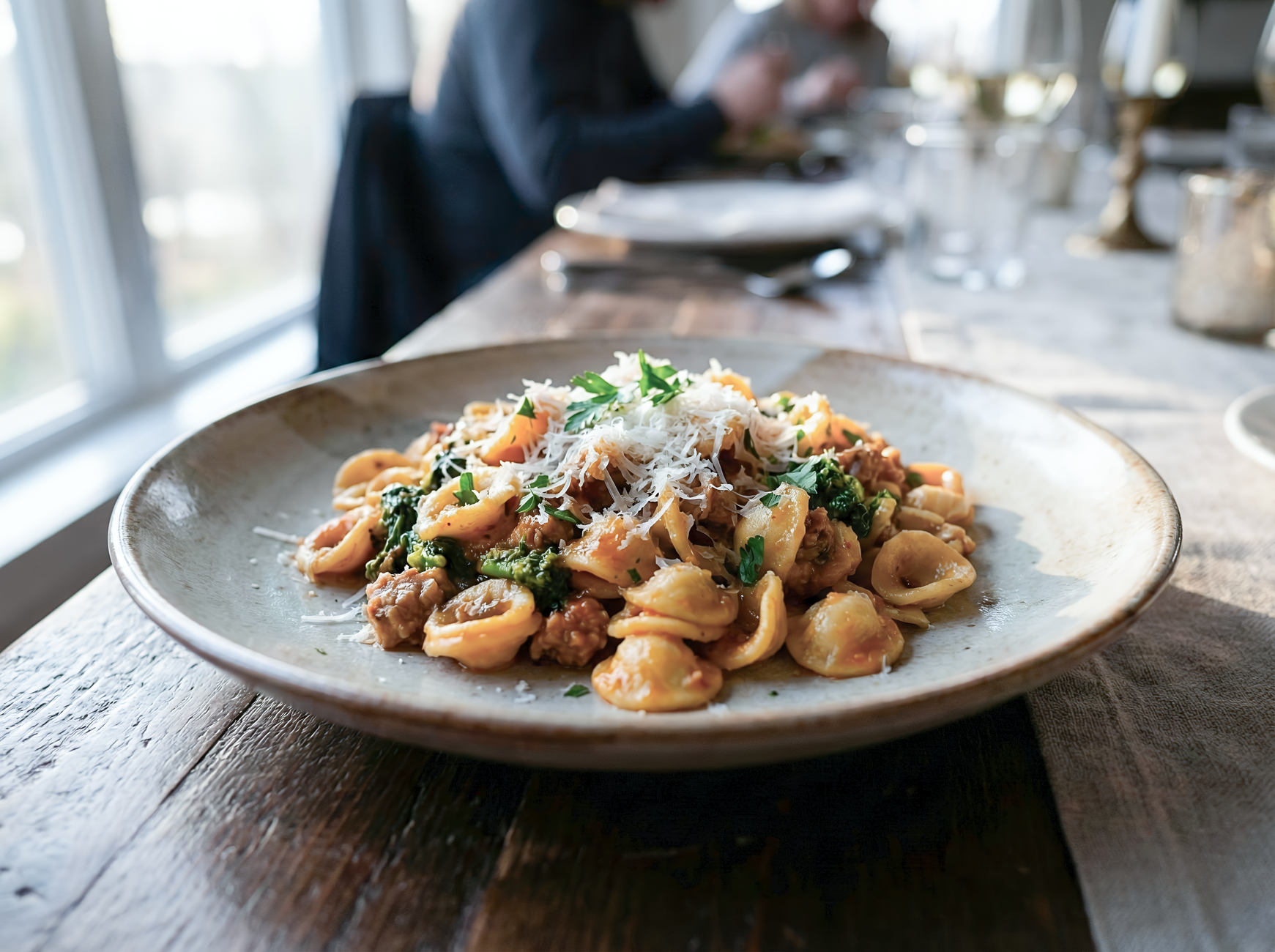 Orecchiette con cime di rapa
