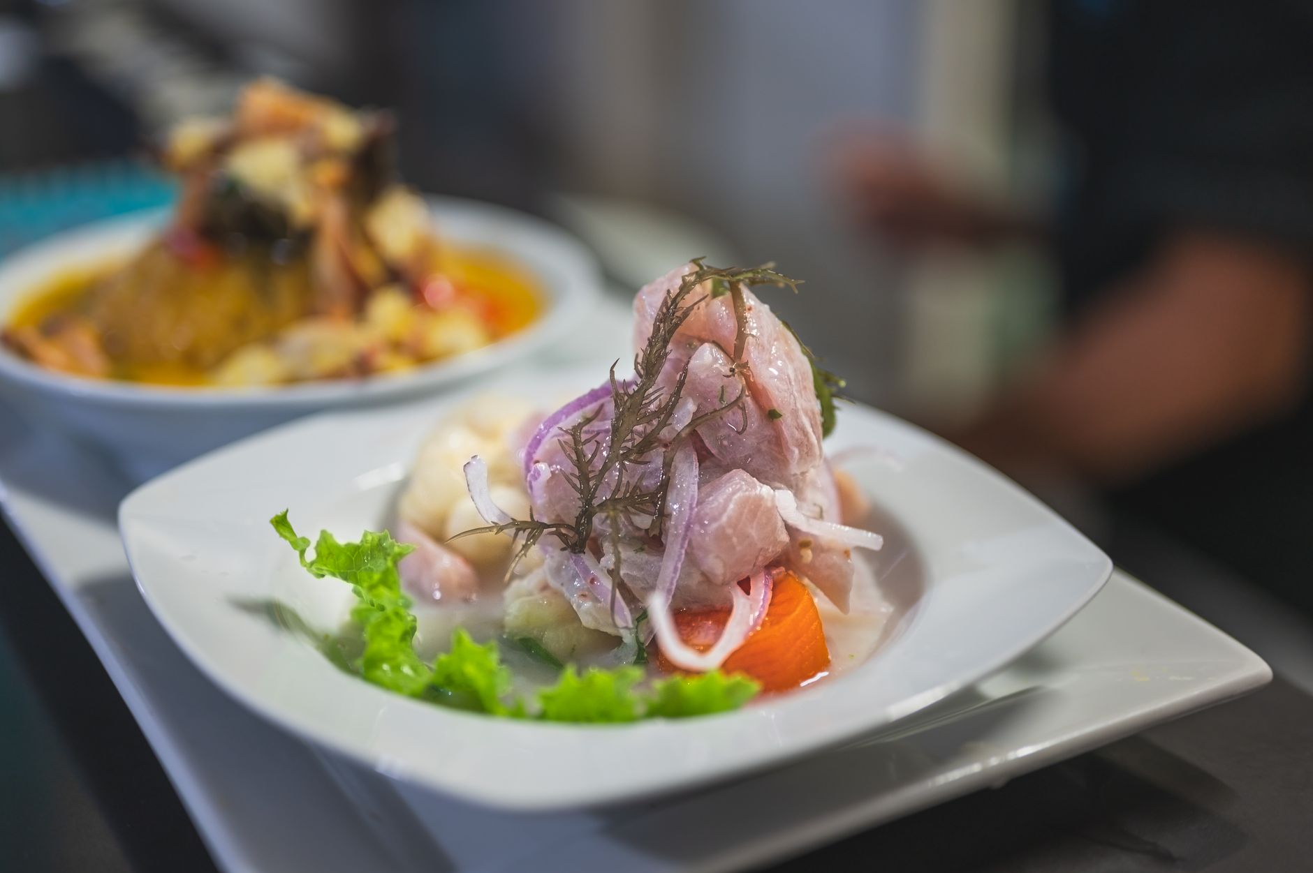 Peruaanse ceviche met witte vis