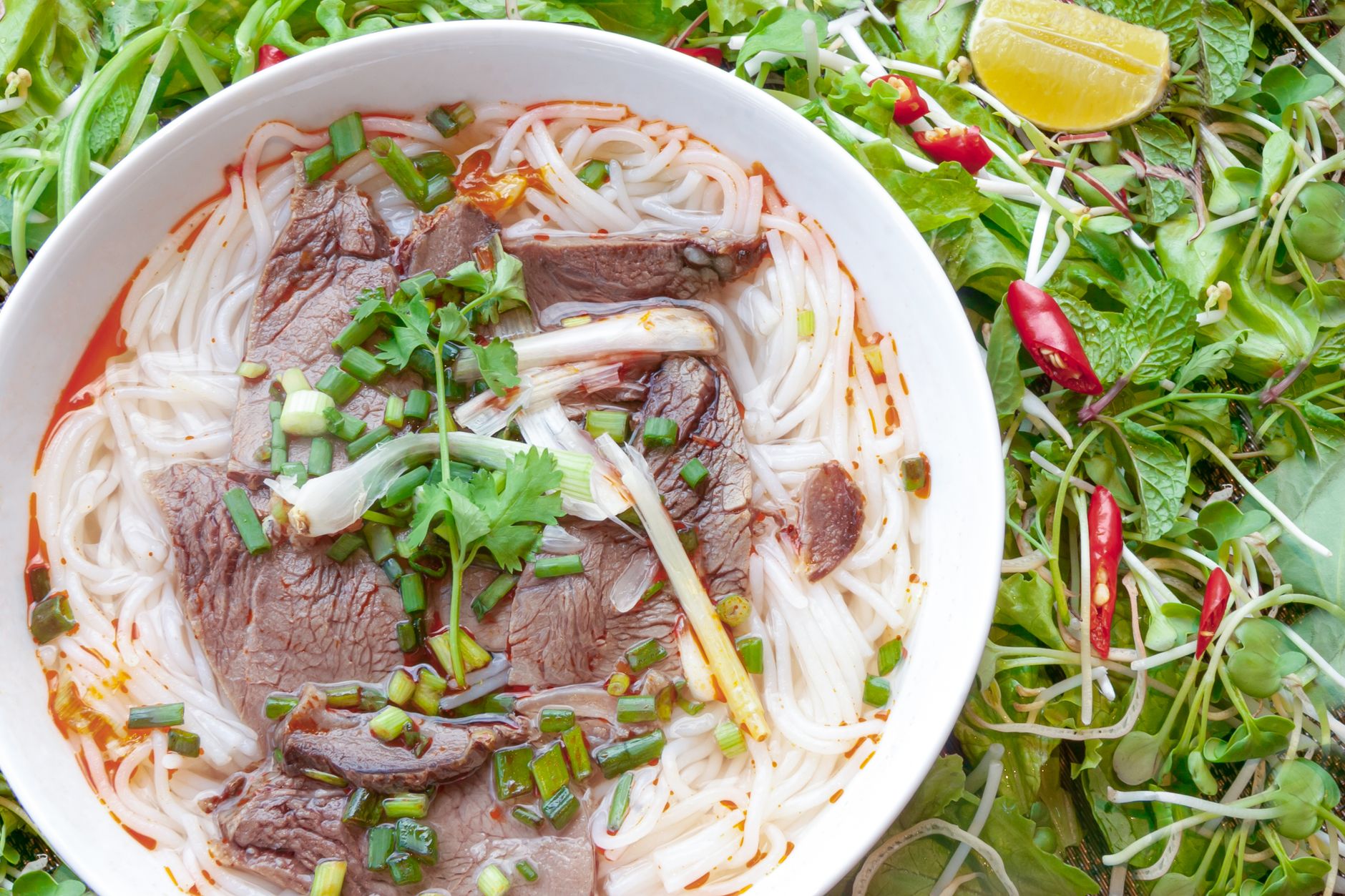 Pho Bo (Vietnamese rundvleessoep)