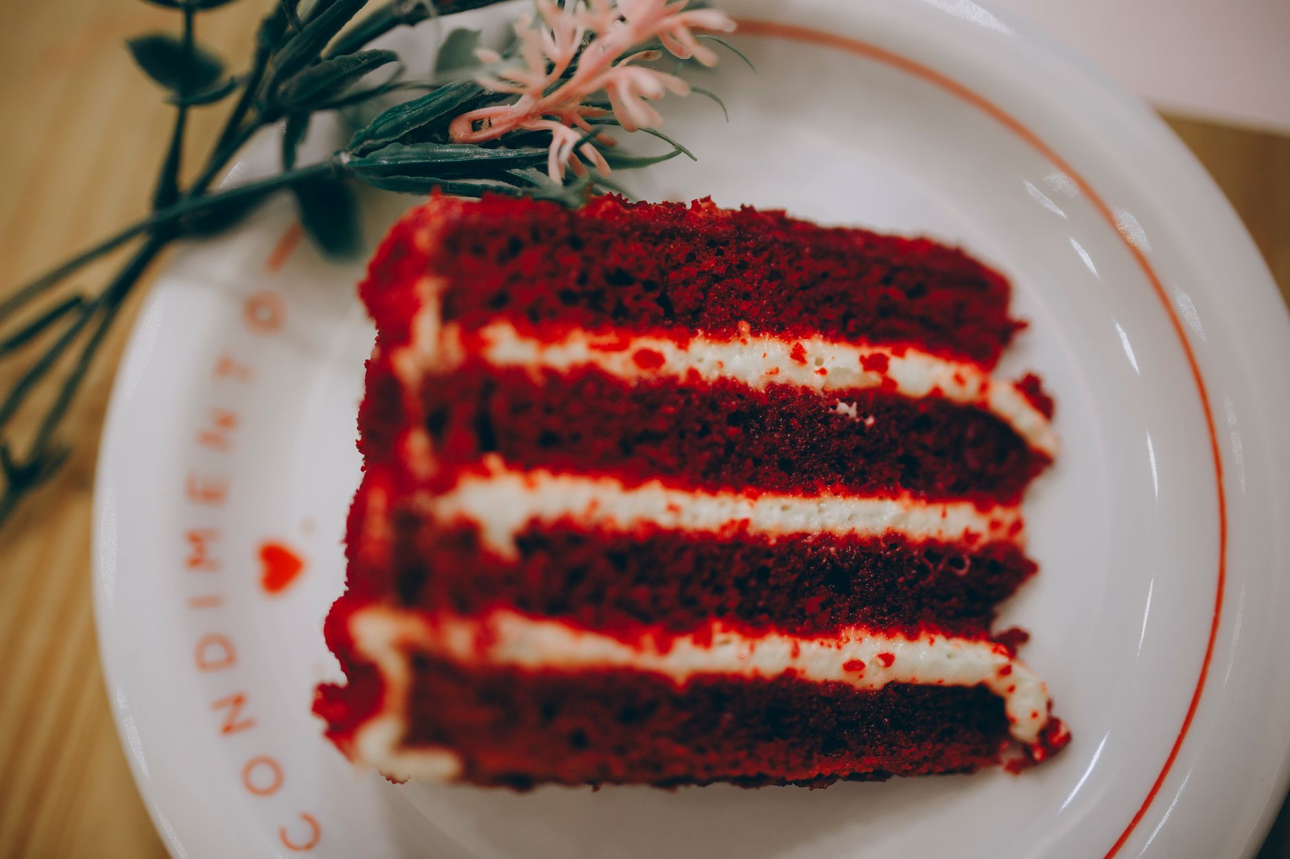 Red velvet cake met roomkaasglazuur