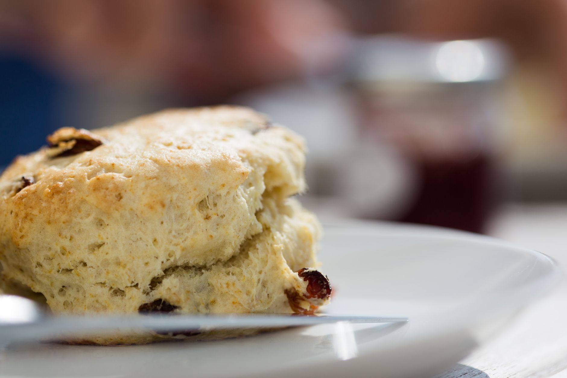 Scones met rozijnen
