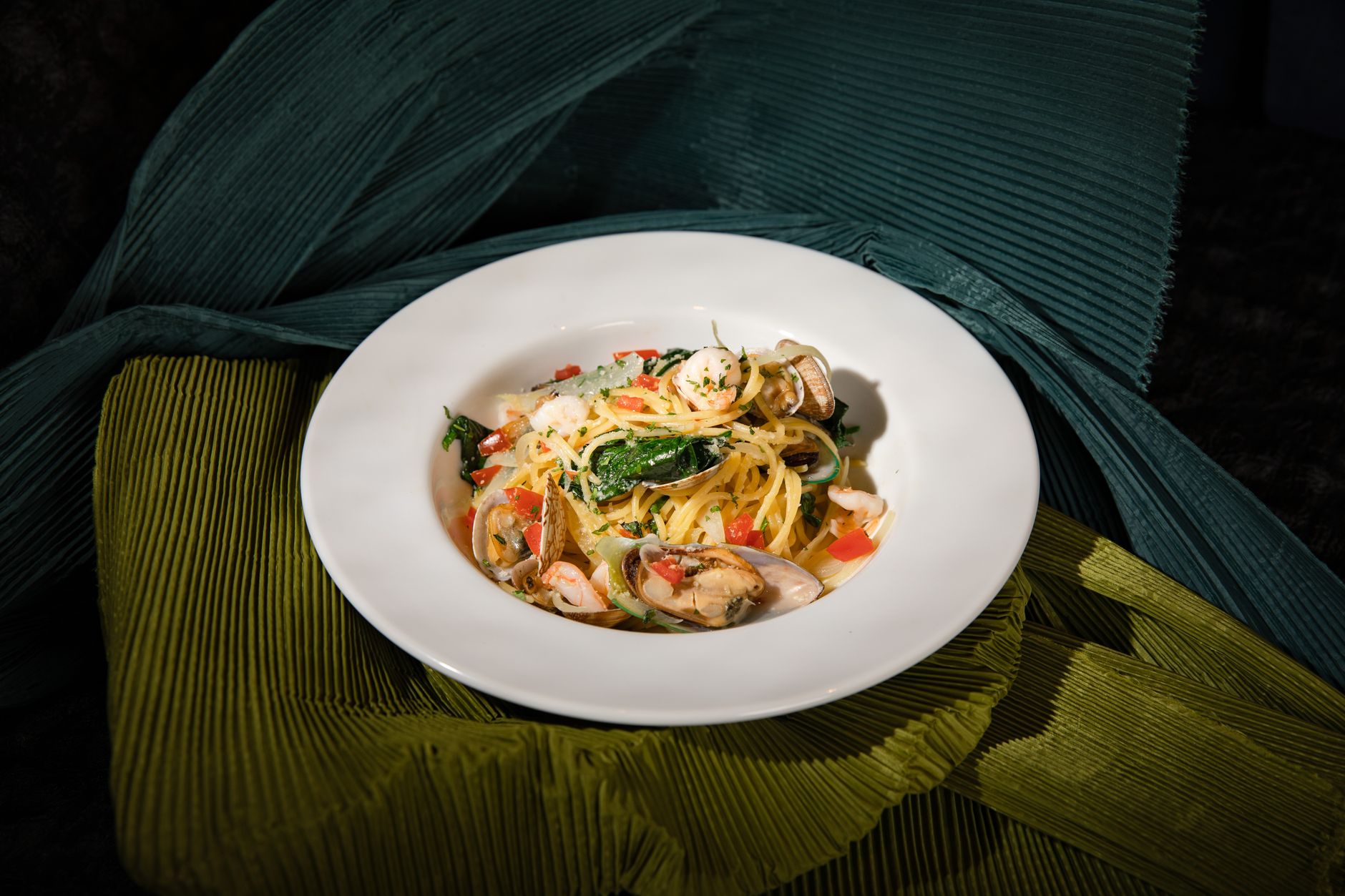 Spaghetti allo scoglio bianco