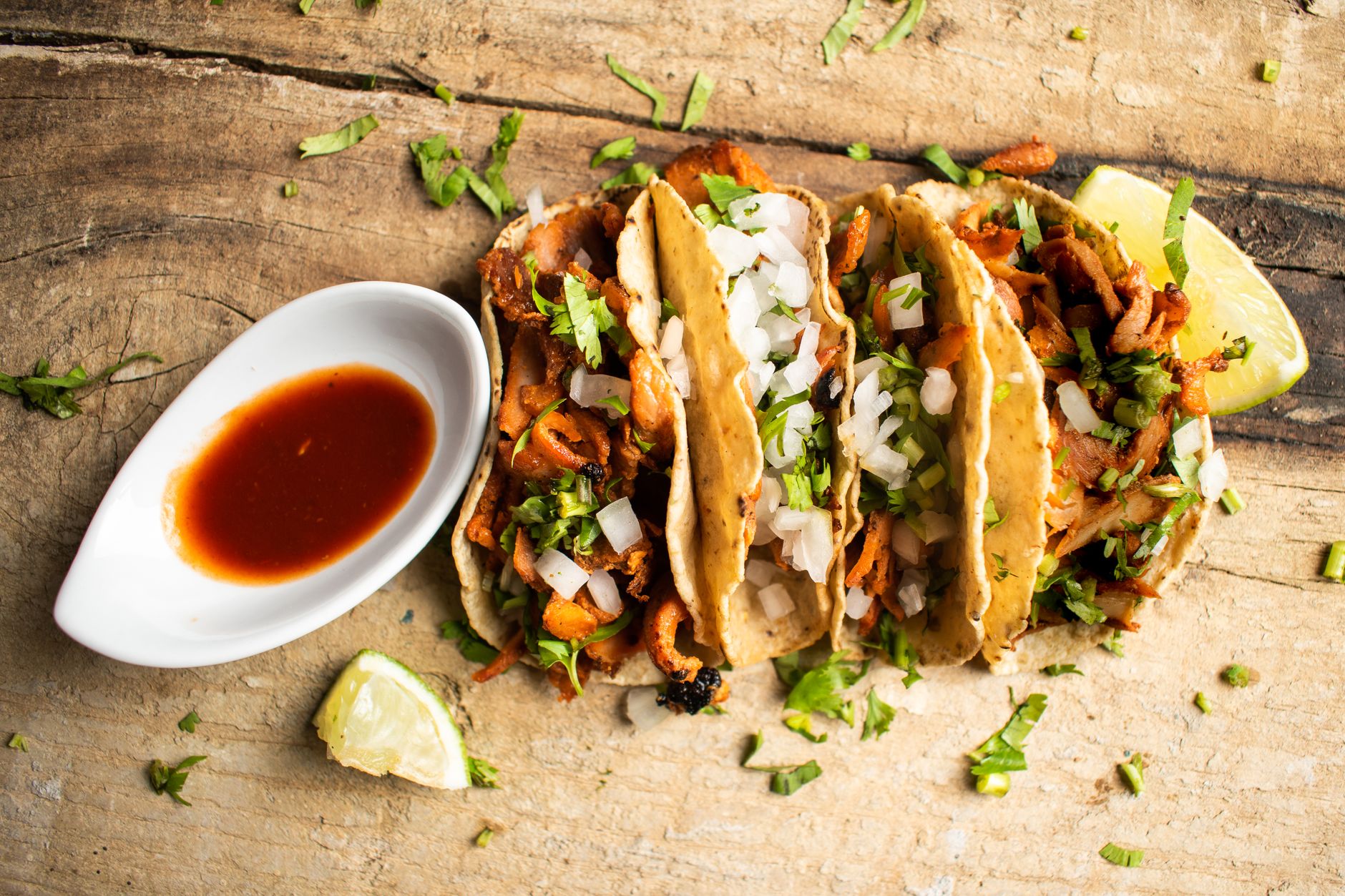 Taco's al pastor met varkensvlees