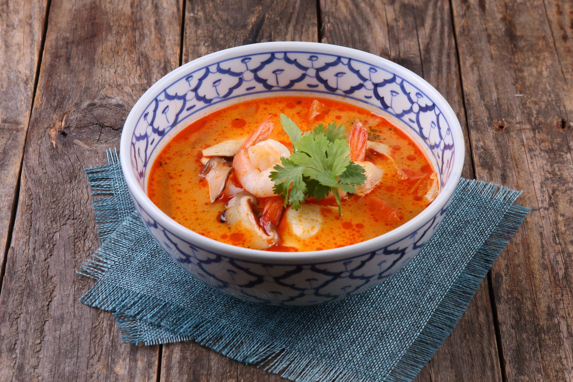 Tom yum garnalensoep