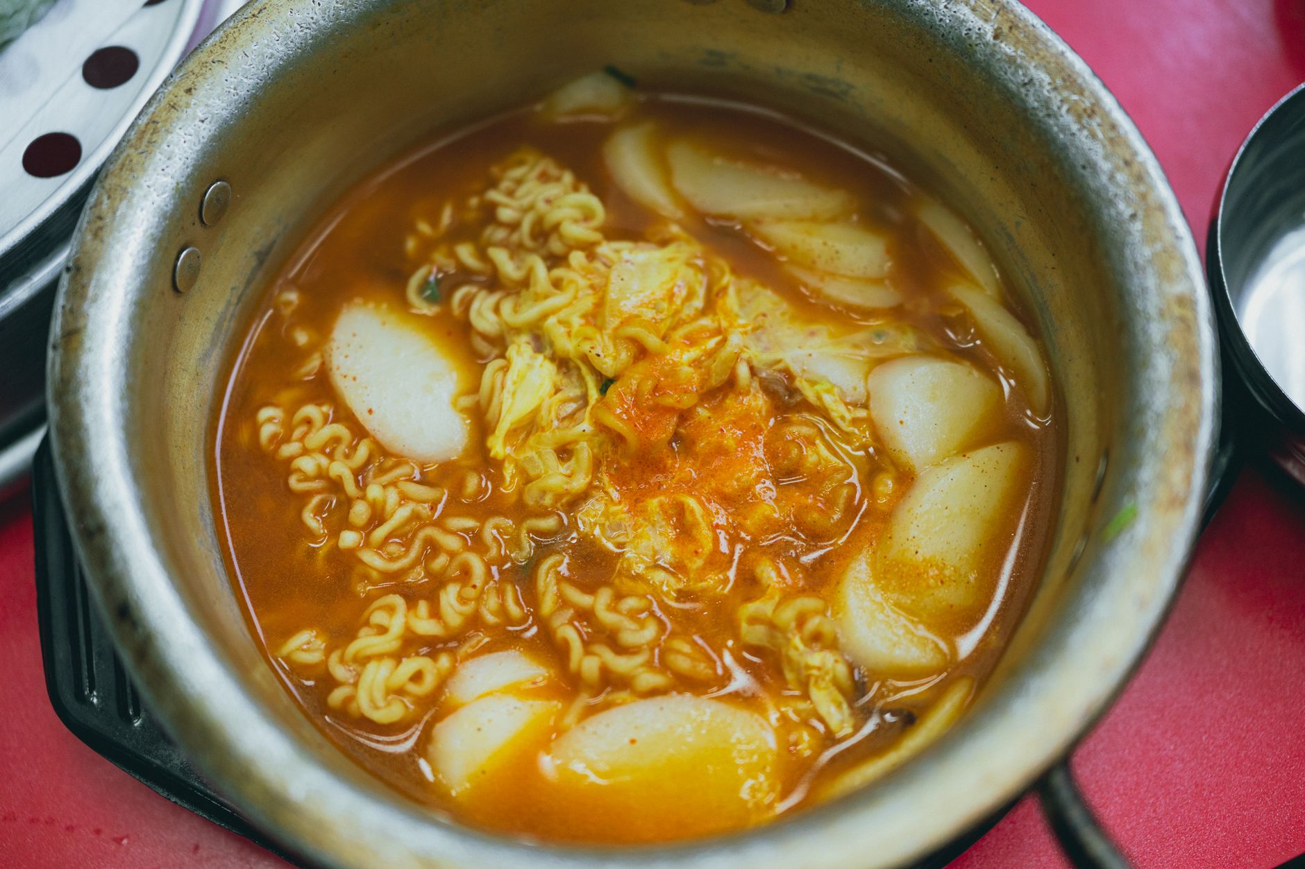 Tteokbokki (pittige rijstcilinders)