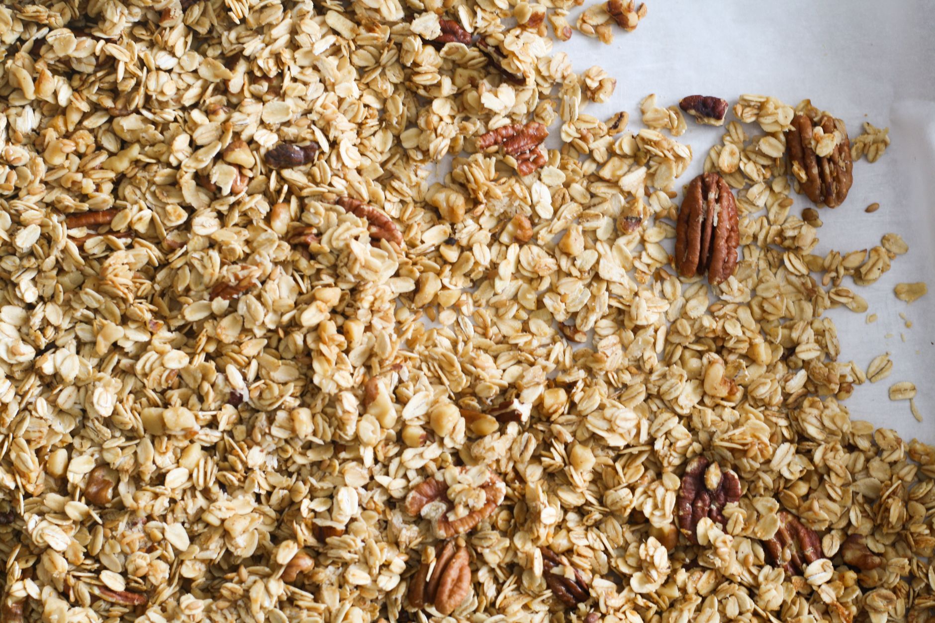 Zelfgemaakte granola
