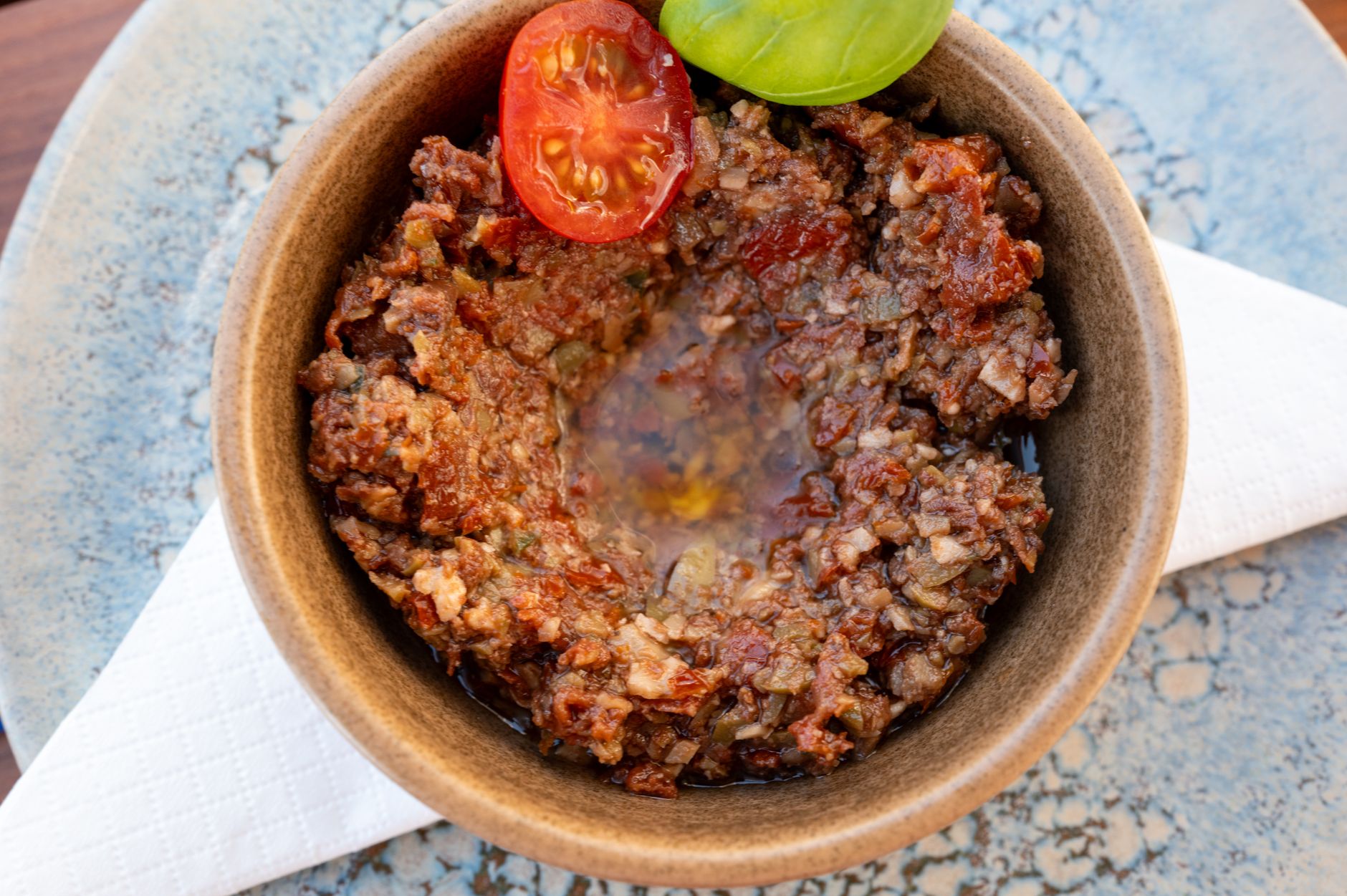 Zwarte olijventapenade